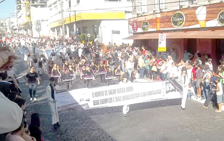 Estudantes de Cantagalo participam do centenário da Semana Euclidiana de São José do Rio Pardo