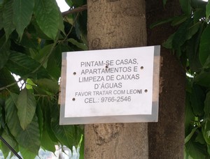 Trevo abarrotado de cabos de energia