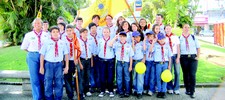 Grupo escoteiro de Nova Friburgo comemora cem anos do escotismo no Brasil com exposição na Praça Dermeval Barbosa Moreira