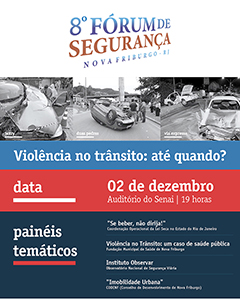 Fórum de Segurança dá continuidade à  campanha contra a violência no trânsito