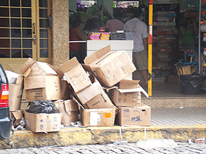 O resíduo sólido descartado na hora certa