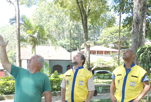 Secretaria Municipal de Defesa Civil e Trânsito de Cantagalo visita Santa Rita da Floresta, 2º distrito de Cantagalo