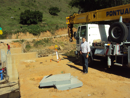 DER e Prefeitura trajanense iniciam reconstrução da ponte de Lagoinha