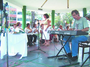 A cultura continua na praça