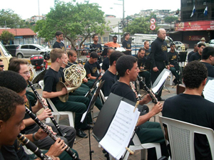 Banda na Praça em Olaria