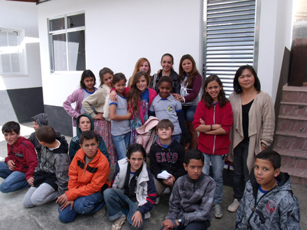 Alunos da Escola Florândia da Serra visitam a sede de A VOZ DA SERRA