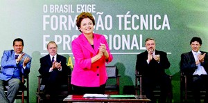 Presidenta Dilma lança programa para expandir ensino técnico e profissional