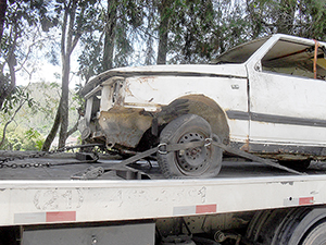 Autran recolhe carcaças de veículos