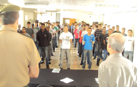 123 jovens dispensados do Serviço Militar em Cordeiro