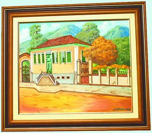 Fórum tem exposição de pinturas do artista Antônio de Oliveira Pinto