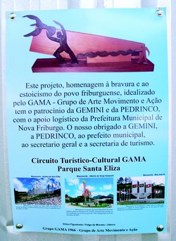 Gama ergue monumento em homenagem ao povo friburguense