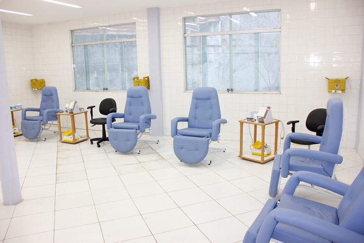 A unidade ganhou amplas e modernas instalações que permitirão mais conforto na recepção e atendimento aos doadores. Unidade vai beneficiar, além de Friburgo, outros 13 municípios vizinhos (Foto: Leonardo Vellozo)