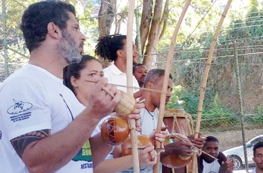 Com décadas de prática, Garganta é um dos mestres que desenvolvem a Capoeira no município