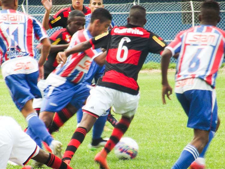 Juvenil do Friburguense dominou o Flamengo durante todo o confronto (Vinicius Gastin/A Voz da Serra)