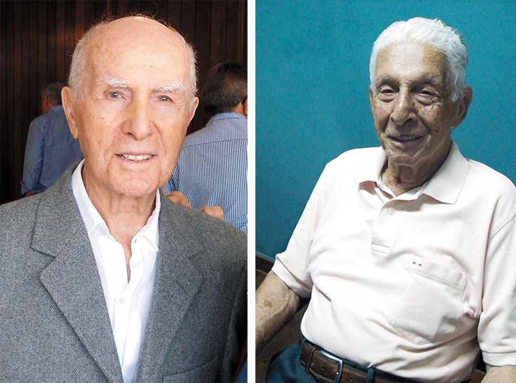 Antonio Lo Bianco e Abdo Carim são assinantes de A Voz da Serra desde os anos 70
