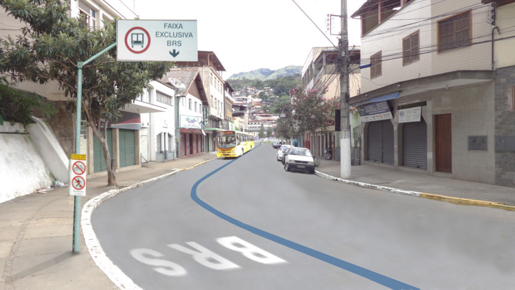 Novo sistema de transporte coletivo — já implantado em outros municípios — pretende garantir maior fluidez do tráfego (Divulgação/Prefeitura)