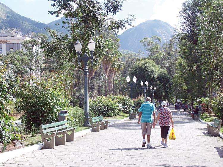 Praça Getúlio Vargas (Foto: Arquivo A VOZ DA SERRA)