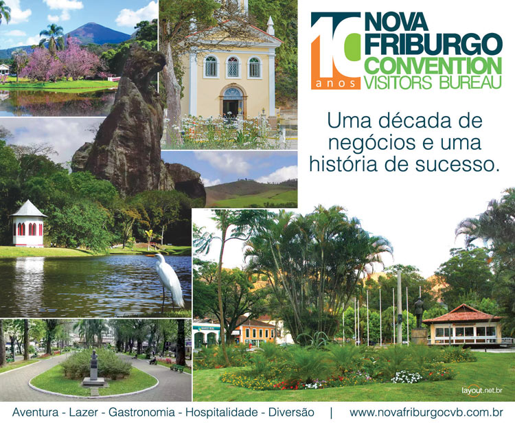  o Nova Friburgo Região Convention & Visitors Bureau completa 10 anos com um saldo de quase 130 associados