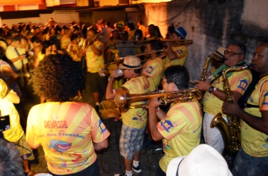 A tradicional Banda Predial Primus na abertura do Carnaval 2017 (Fotos: Henrique Pinheiro)
