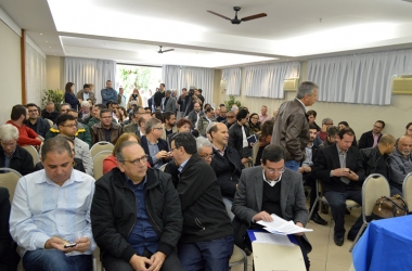 A reunião onde foi apresentado o balanço (Foto: Marcio Madeira)