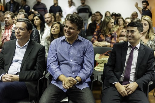 Renato Bravo, Marcelo Porto e Wanderson Nogueira no evento (Divulgação)