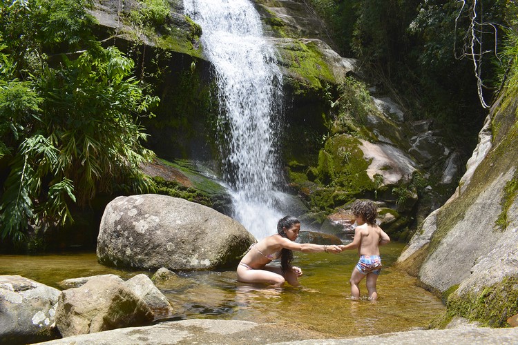 A cachoeira da Feiticeira, no Cascatinha (Arquivo AVS)