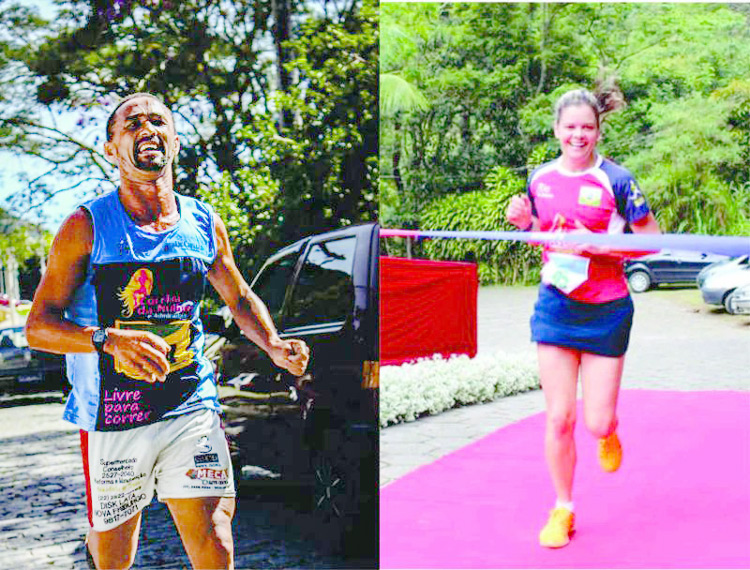 Alexandre Pereira e Patrícia Huback: os atletas mais regulares