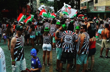 Bloco Máquina Tricolor volta a reunir torcedores do Fluminense, com direito a homenagem para Romerito