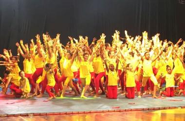 Grupo reproduziu algumas coreografias apresentadas durante as Olimpíadas e Paraolimpíadas do Rio