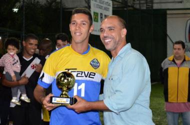 Eleito o melhor jogador da Copa Rio de Fut-7, Douglas Tardin é uma das apostas do Arena Friburgo (Foto: Divulgação)