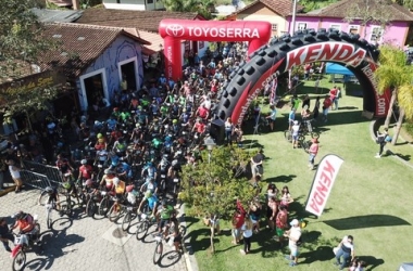 Prova foi um verdadeiro sucesso, reunindo centenas de ciclistas em São Pedro da Serra