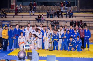 Desafio reuniu dezenas de jovens judocas no Country Clube (Foto: Divulgação)