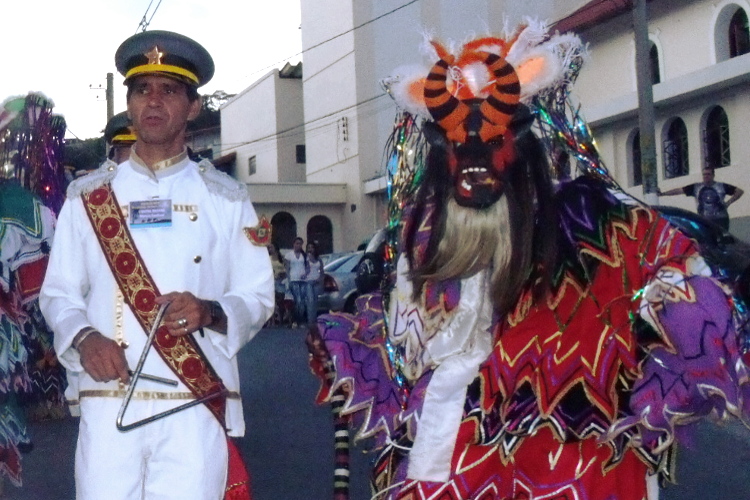 Folia de reis em Conselheiro Paulino (Foto: Lúcio Cesar Pereira)