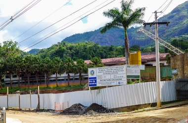 As obras, paradas, do Hospital do Câncer (Arquivo AVS)