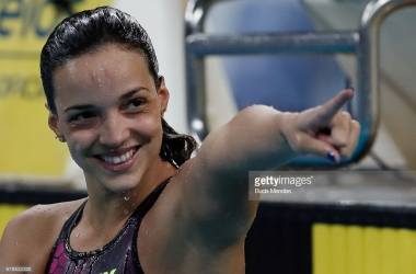 Jhennifer nas piscinas (Getty Images)