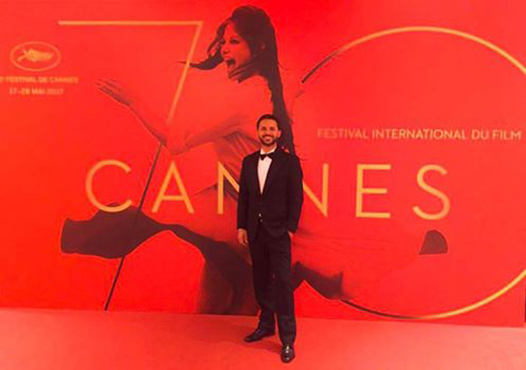 Leo Arturius no Festival de Cannes 2017 (Foto: Arquivo pessoal)