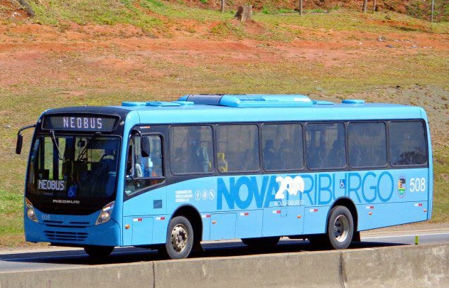 Os novos ônibus a caminho do Rio nesta quarta-feira (Divulgação Faol)