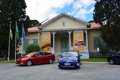 O Chalet e um dos Toyota Prius sorteados no sábado (Arquivo AVS)