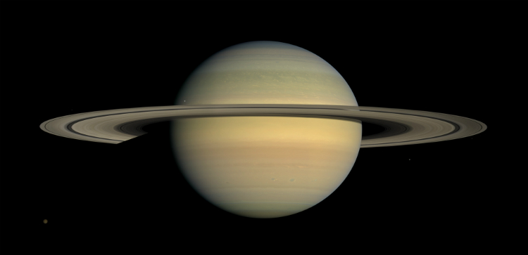 Os telescópios do Planetário de Nova Friburgo estarão apontados para Saturno  neste sábado (Foto: Wikicommons/CC0)