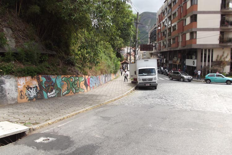Rua Carlos Alberto Braune (Foto: Arquivo A VOZ DA SERRA)