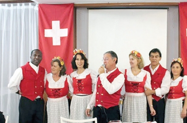 Comemoração suíça em Friburgo (Foto: Arquivo AVS)