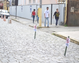 Ponto de táxi, agora sem obstáculos 