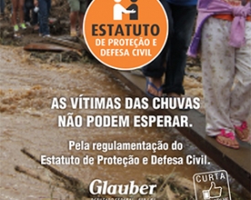Glauber Braga lança campanha virtual para regulamentar lei sobre desastres climáticos