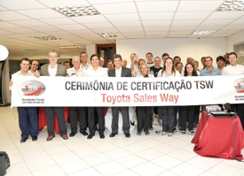 Toyoserra recebe certificado internacional de qualidade