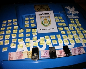 Incursão policial no São Jorge resulta em apreensão de drogas