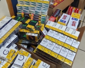 P2 apreende mais de 6 mil maços de cigarro em Conselheiro