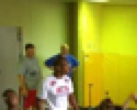 Wilson Féu dá aula de jiu-jitsu para deficientes visuais nos EUA
