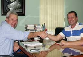 Guga de Paula recebe prefeito eleito Saulo Gouvêa