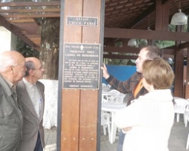 Placa em homenagem a FRANCISCO FARIA no Nova Friburgo Country Clube