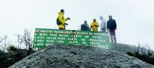 Cruz Vermelha e Grupo de Radioamadores instalam equipamentos no Pico do Caledônia